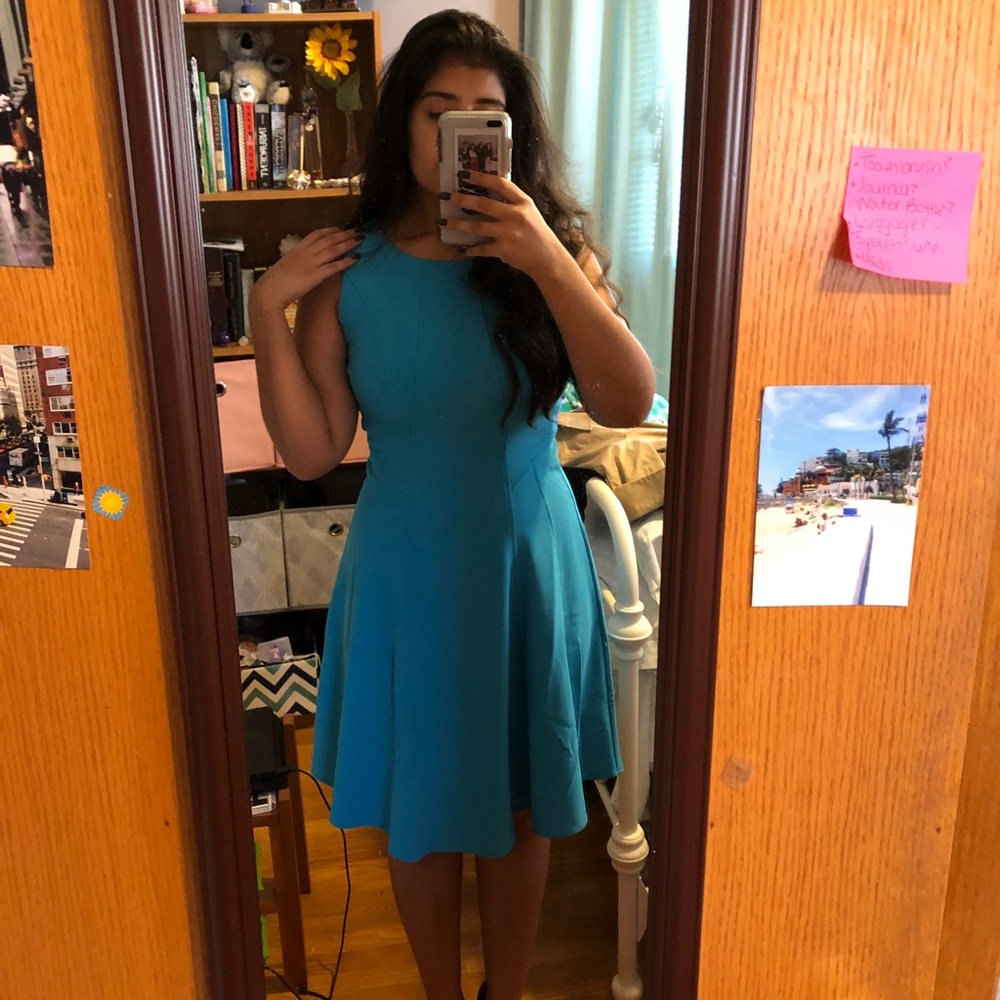 Blue dress